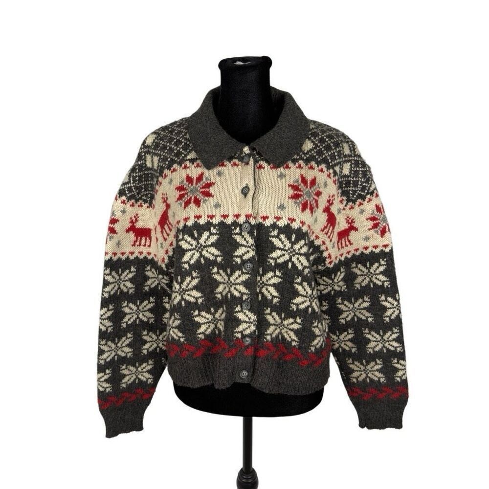 The Limited Cropped Holiday Knit - Women’s M